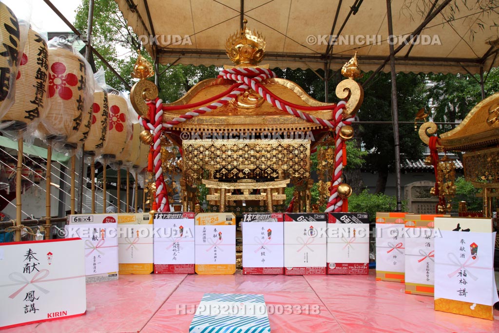 大阪府　天神祭　玉神輿講　玉神輿