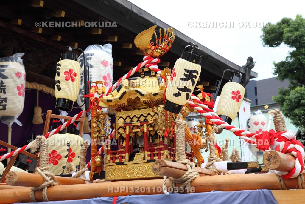 大阪府　天神祭　鳳輦