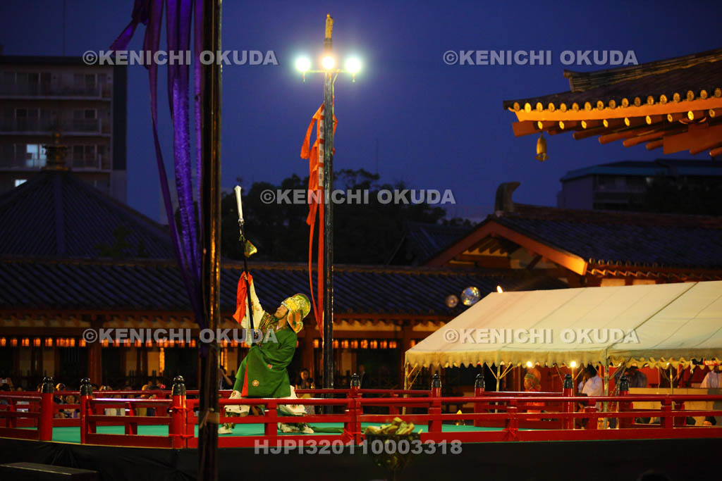 大阪府 四天王寺 篝の舞楽