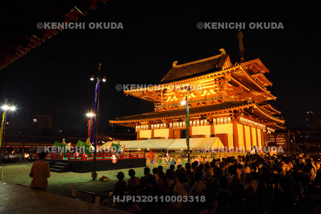 大阪府　四天王寺　篝の舞楽