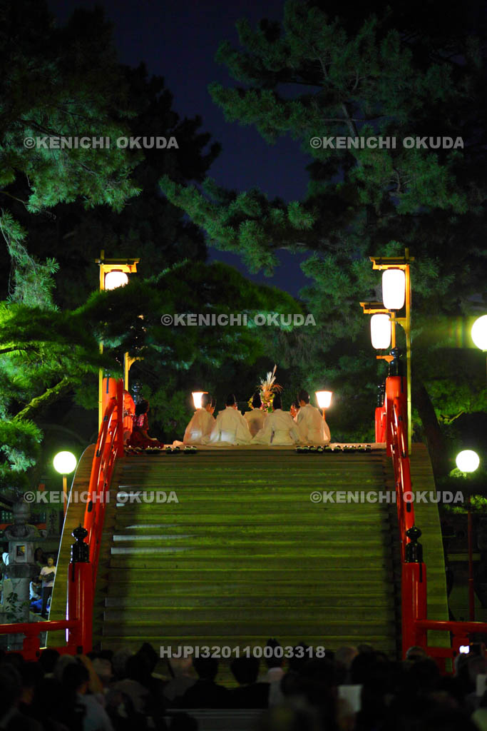 大阪府　住吉大社　観月祭
