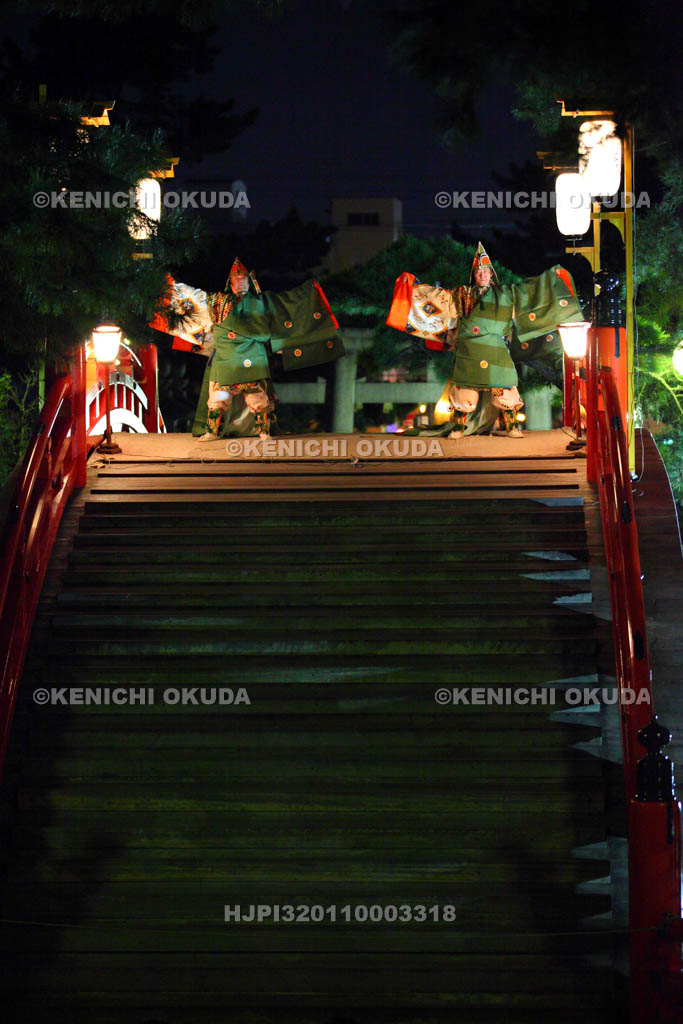 大阪府　住吉大社　観月祭の舞楽