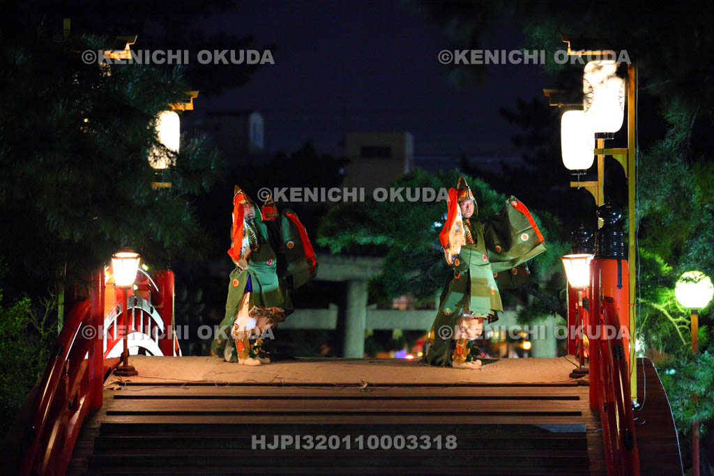 大阪府　住吉大社　観月祭の舞楽
