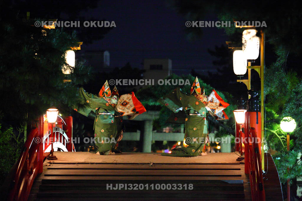 大阪府　住吉大社　観月祭の舞楽