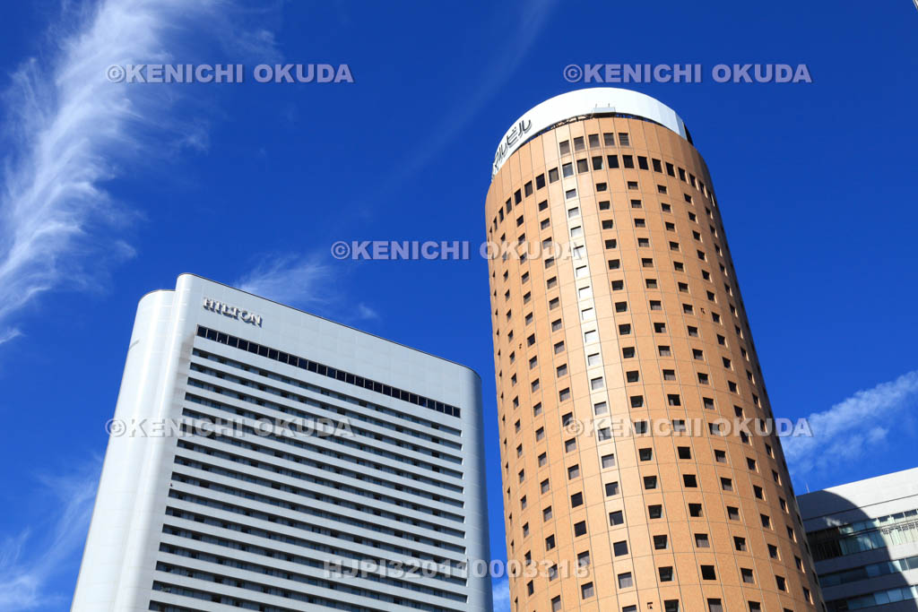 大阪府　梅田のビル群　大阪マルビル他