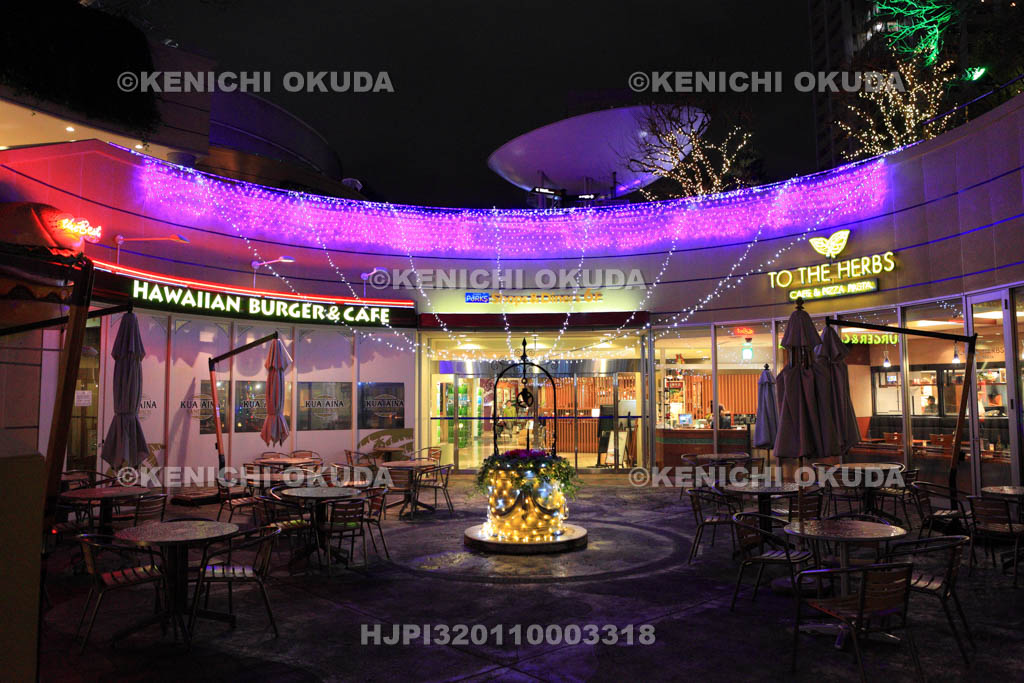 大阪府　なんばパークスのイルミネーション