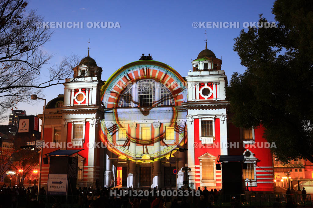 大阪府　大阪市中央公会堂のプロジェクションマッピング