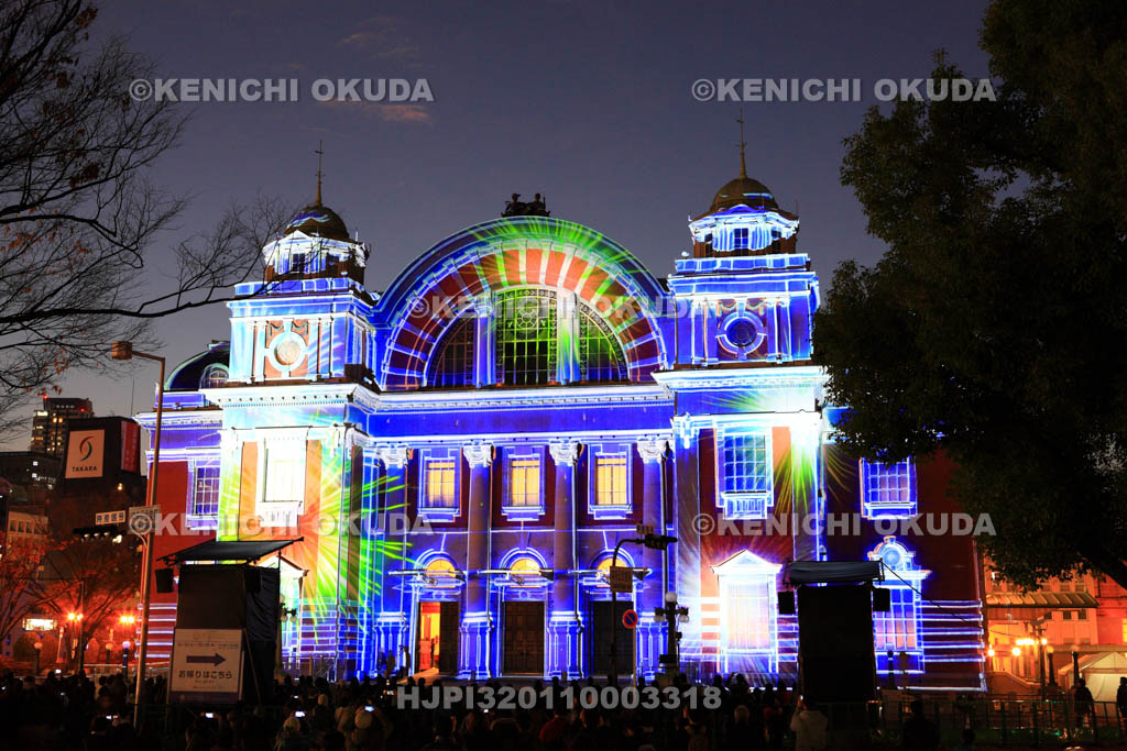 大阪府　大阪市中央公会堂のプロジェクションマッピング