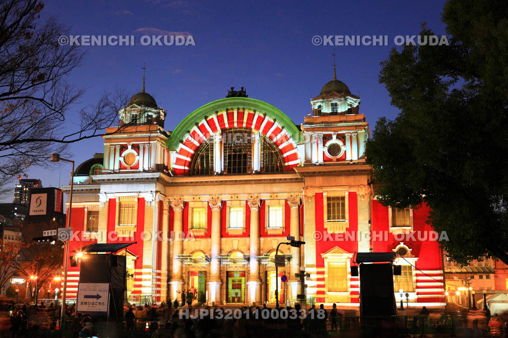 大阪府 大阪市中央公会堂のプロジェクションマッピング