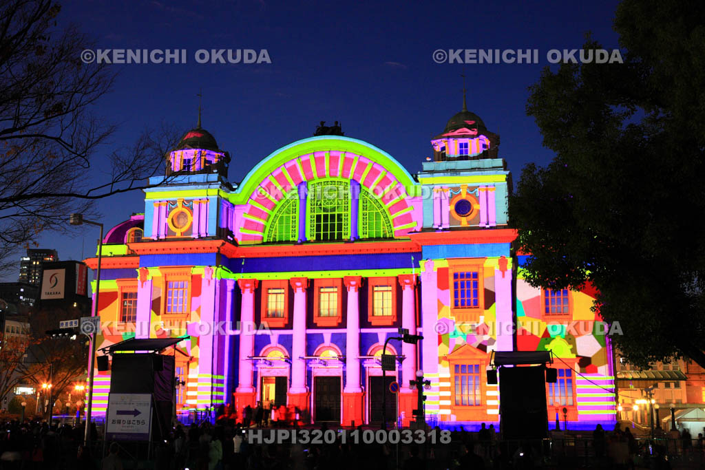 大阪府　大阪市中央公会堂のプロジェクションマッピング