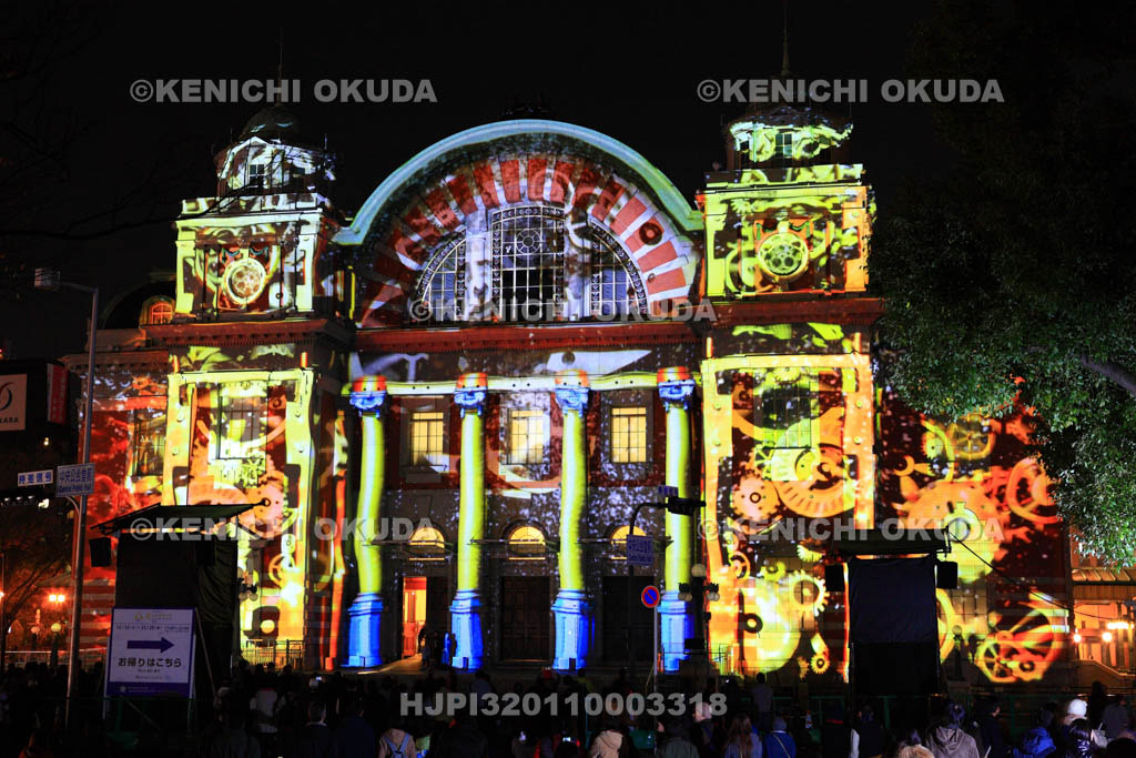 大阪府 大阪市中央公会堂のプロジェクションマッピング