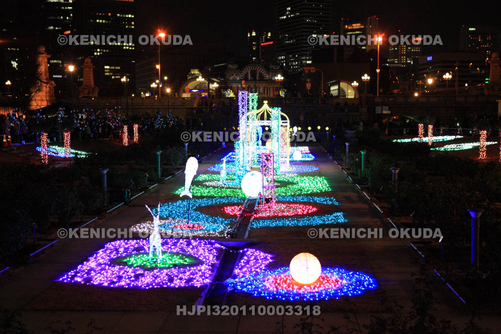 大阪府　中之島のイルミネーション
