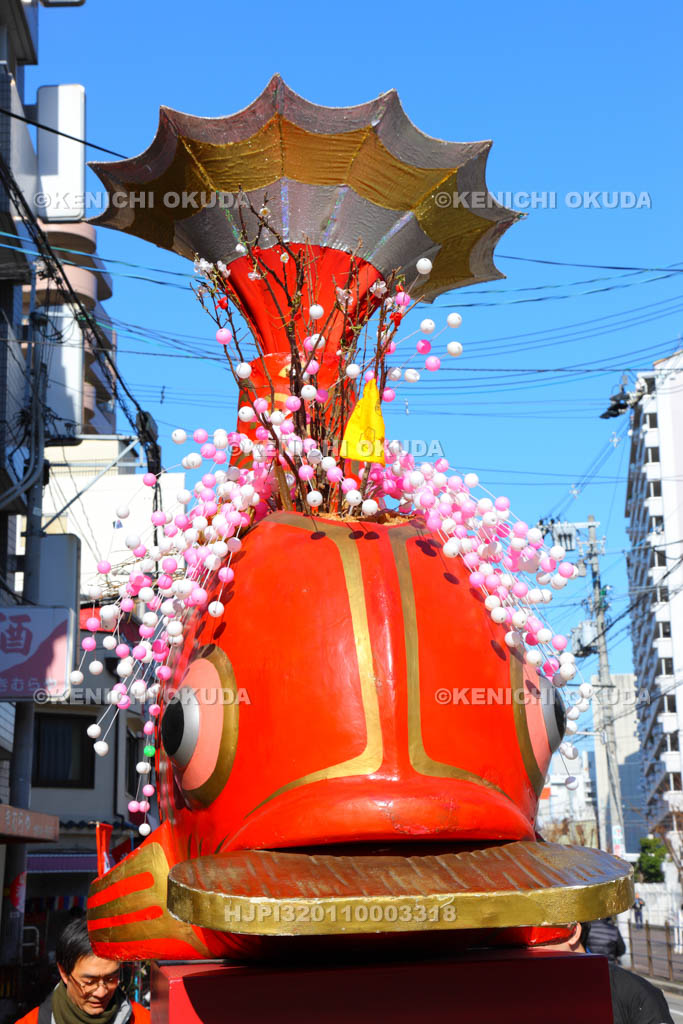 大阪府　宝恵駕行列　鯛の福みこし