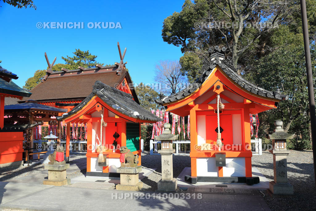 大阪府　住吉大社　児安社　海士子社