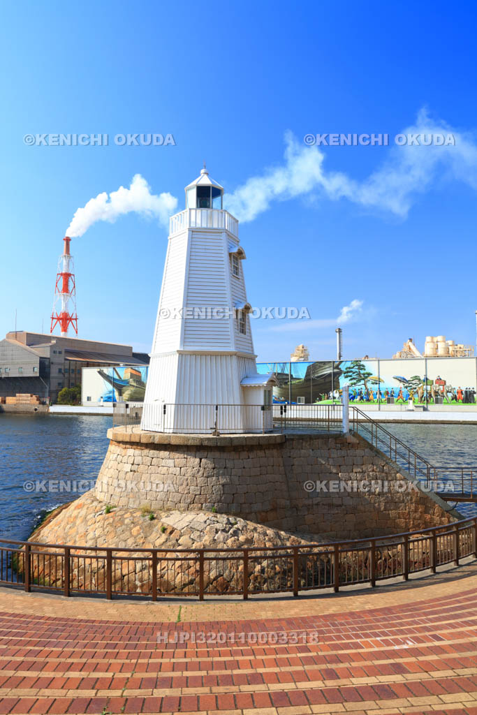 大阪府　堺旧港の旧堺燈台