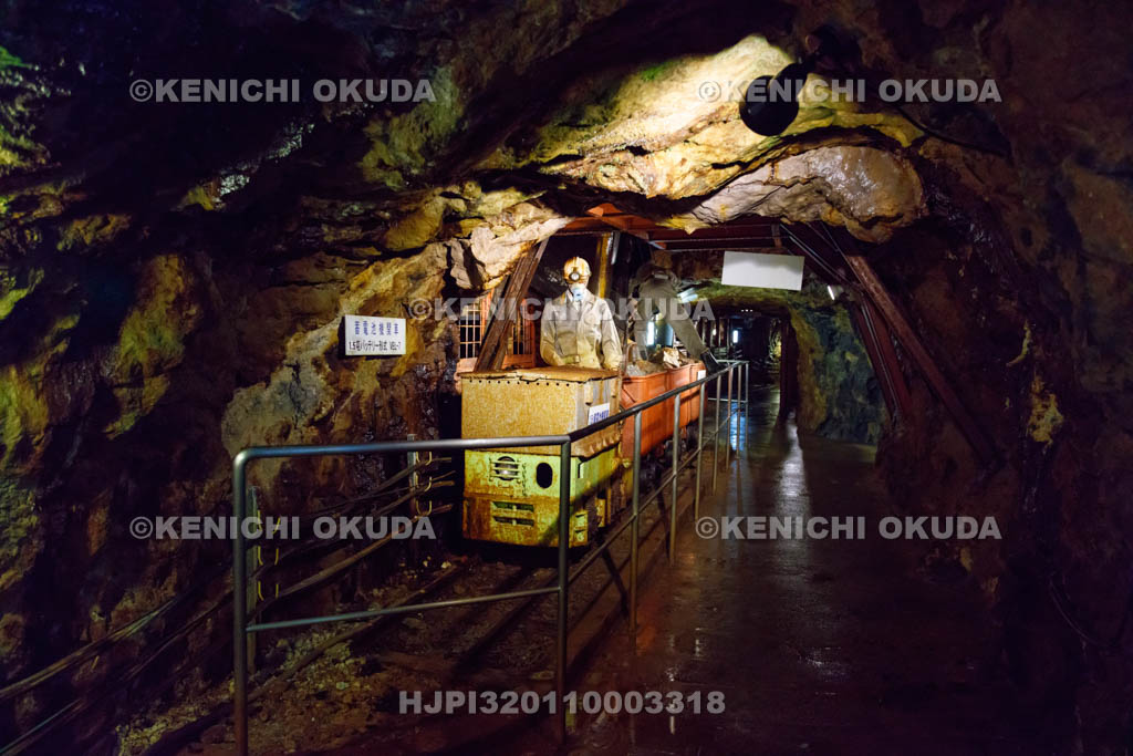 兵庫県　生野銀山の坑内