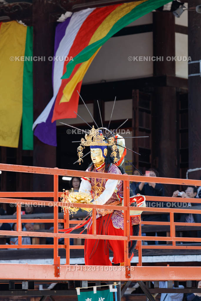 大阪府　大念佛寺　万部おねり　観世音菩薩