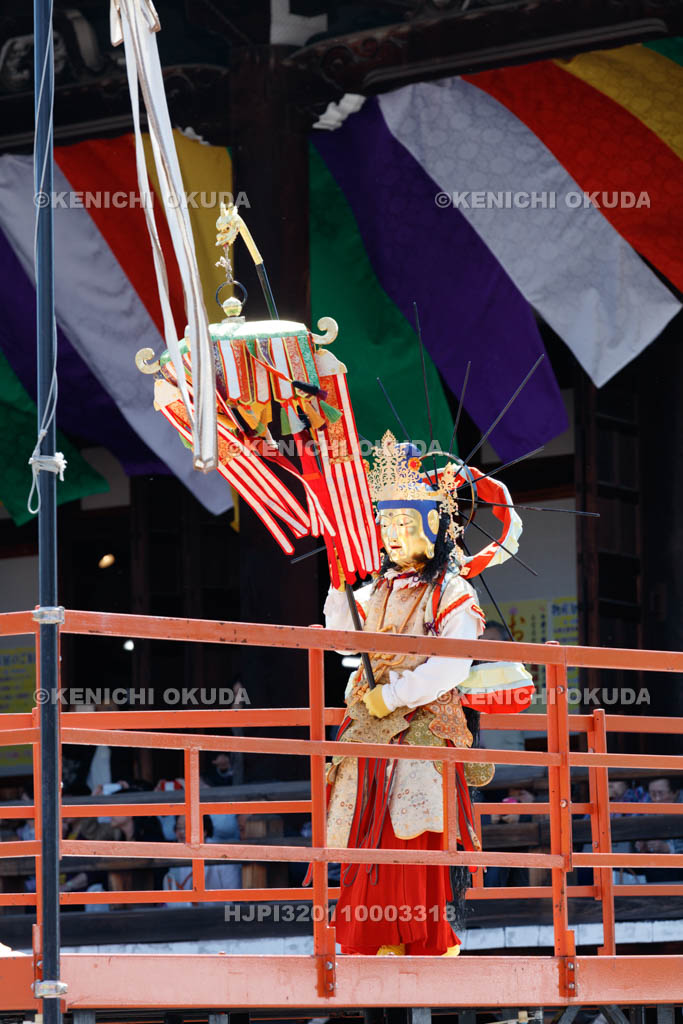 大阪府　大念佛寺　万部おねり　普賢菩薩