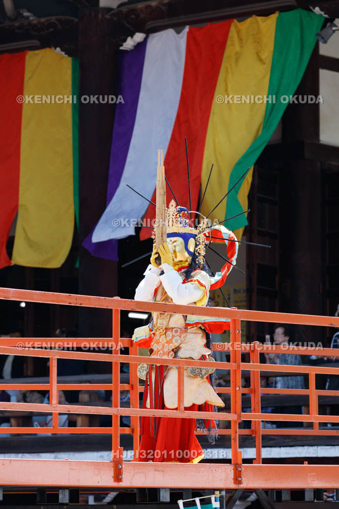 大阪府　大念佛寺　万部おねり　徳蔵菩薩