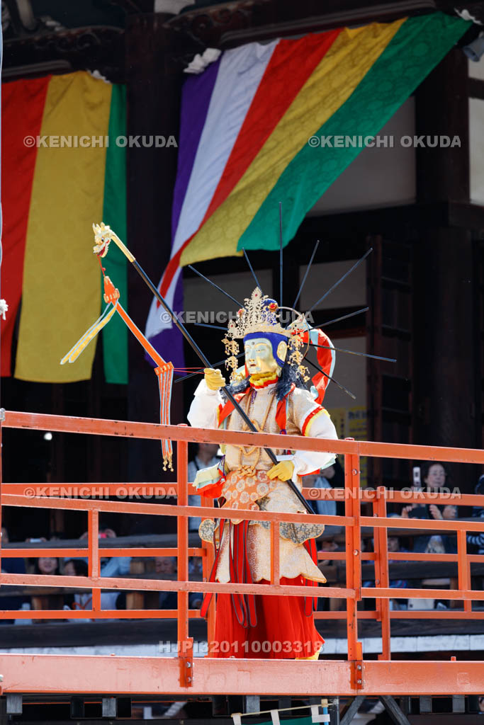 大阪府　大念佛寺　万部おねり　白象王菩薩