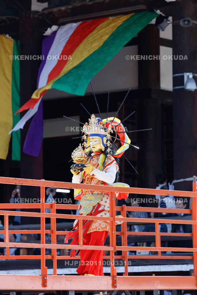 大阪府　大念佛寺　万部おねり　無辺身菩薩