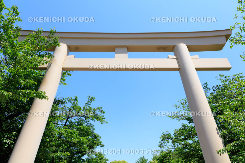 大阪府　大阪護国神社　西鳥居