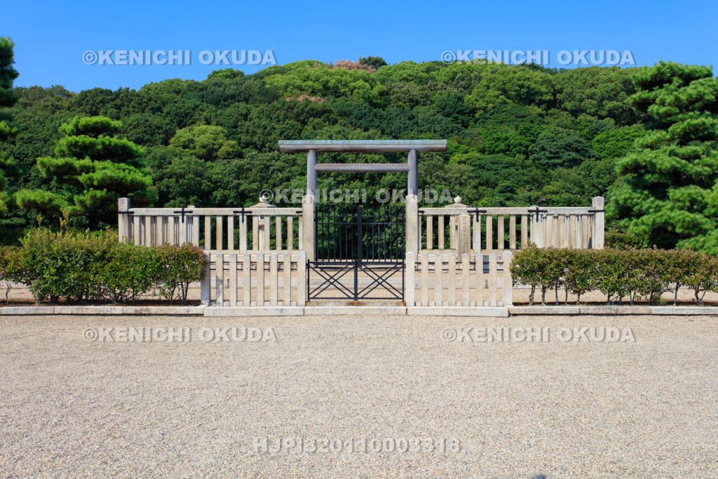 大阪府 上石津ミサンザイ古墳 石津ヶ丘古墳 拝所