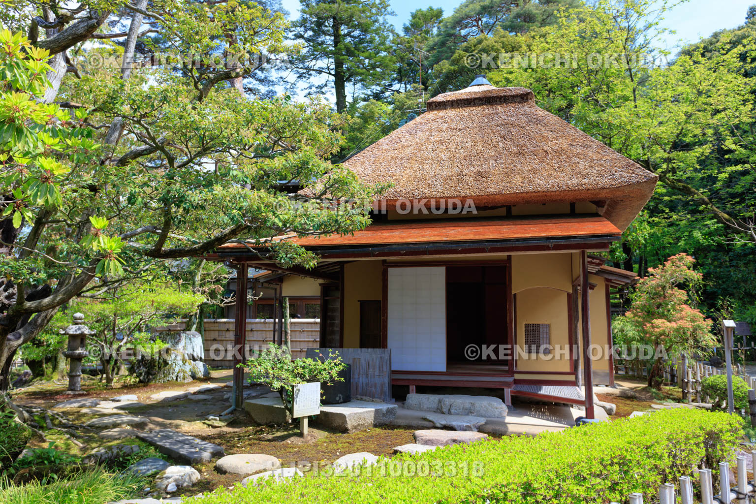 石川県　兼六園の夕顔亭