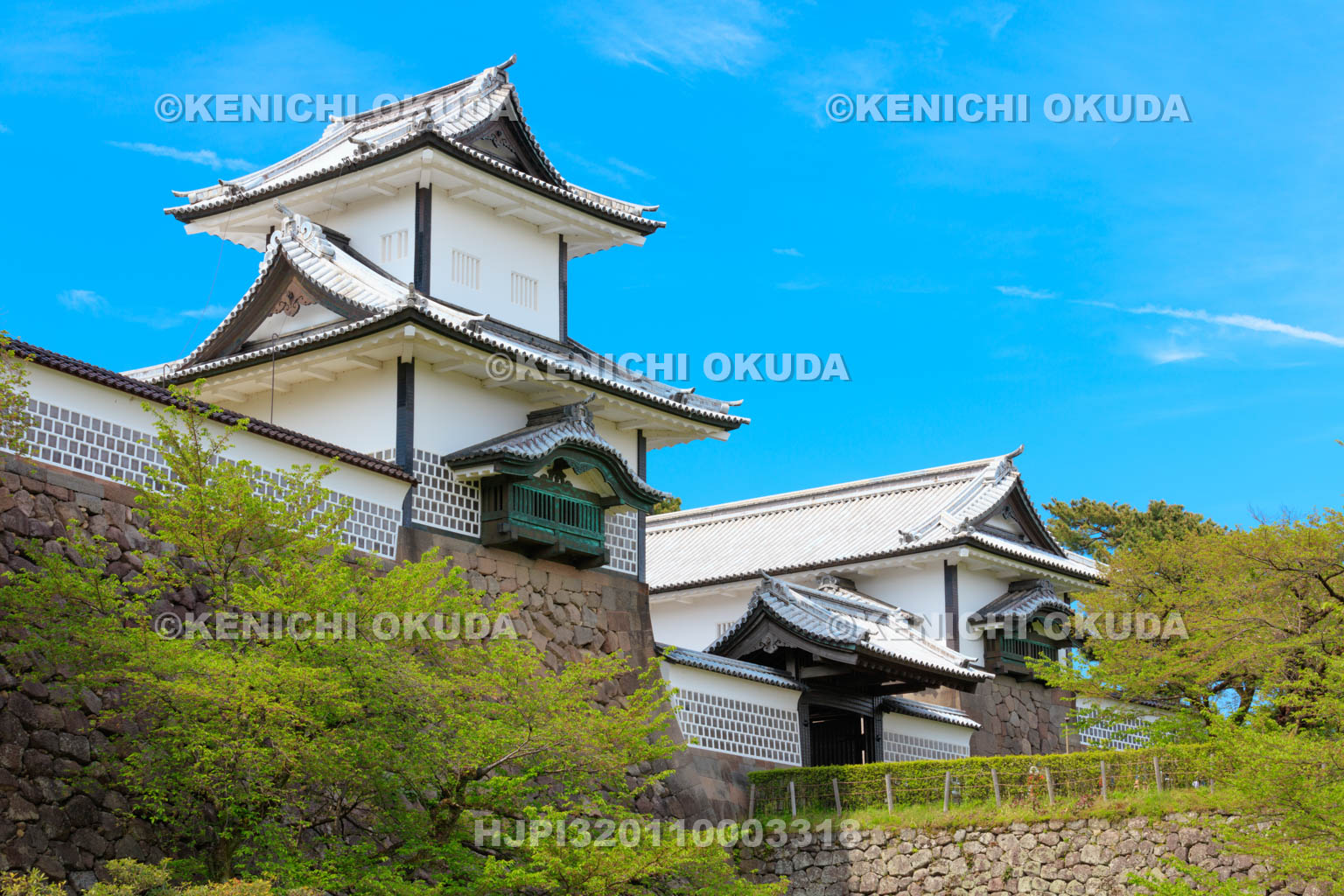 石川県　金沢城の石川門