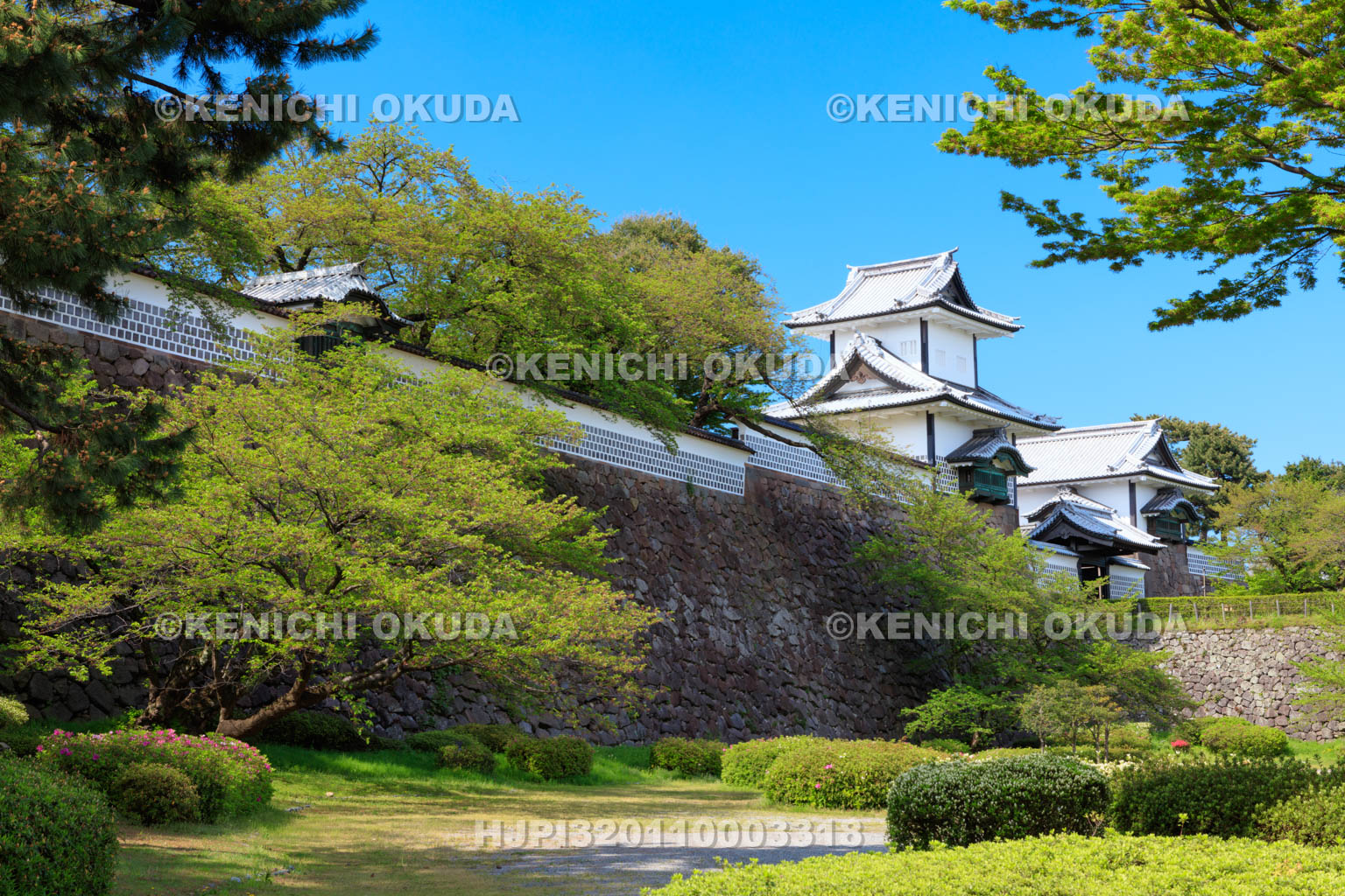 石川県　金沢城の石川門