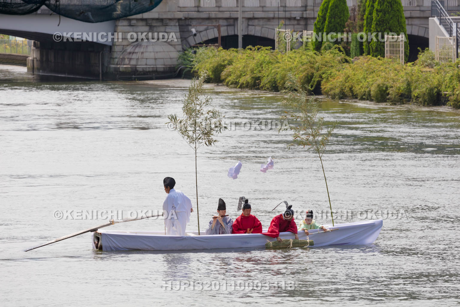 大阪府　天神祭の鉾流神事