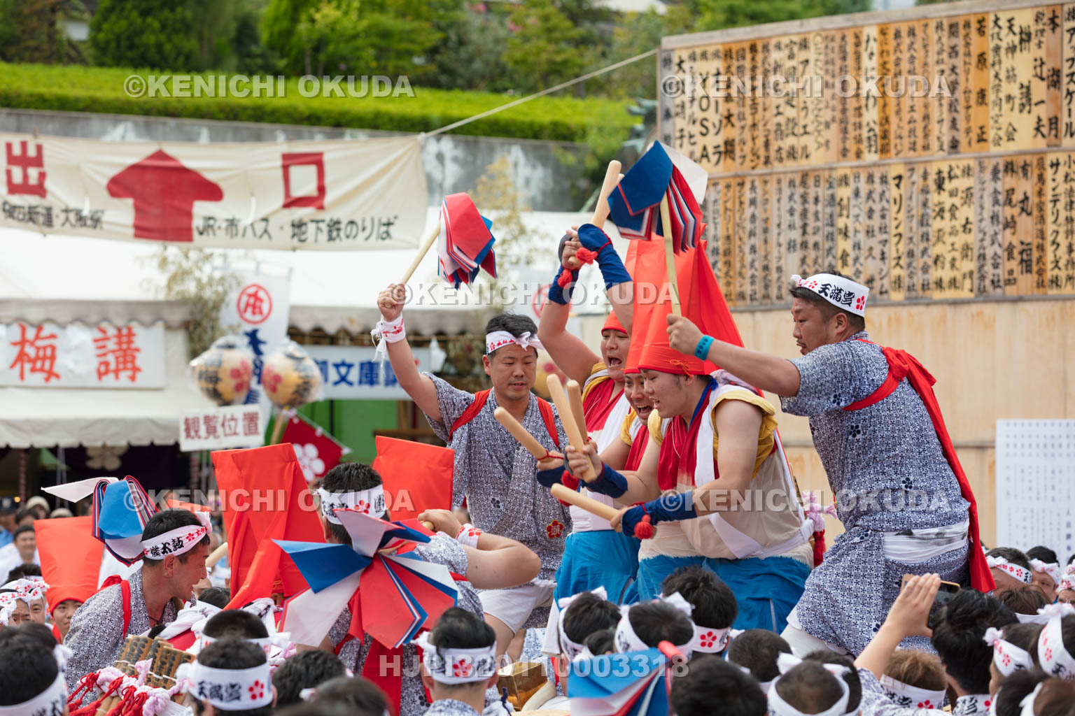 大阪府 天神祭の催太鼓