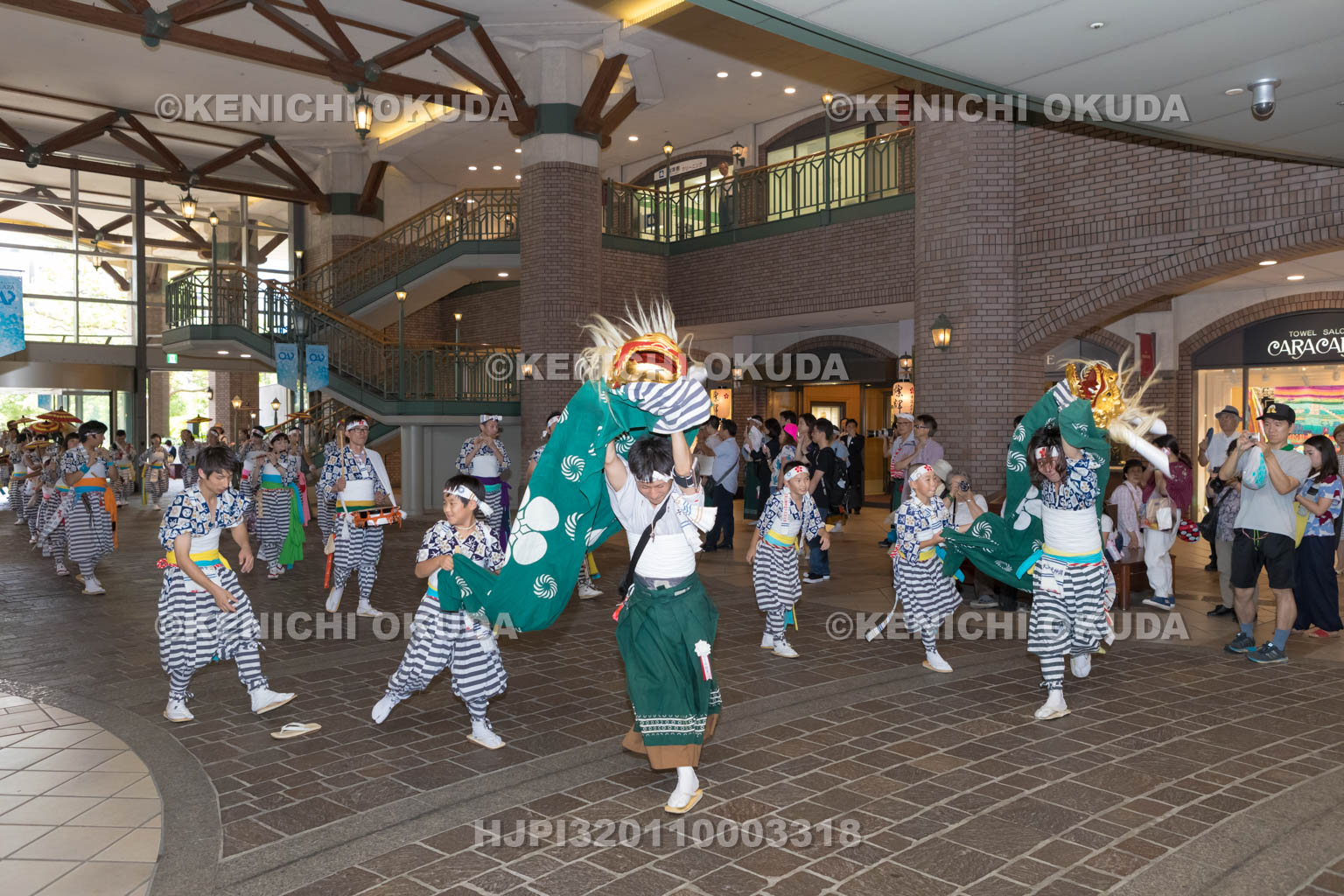 大阪府 天神祭の獅子舞