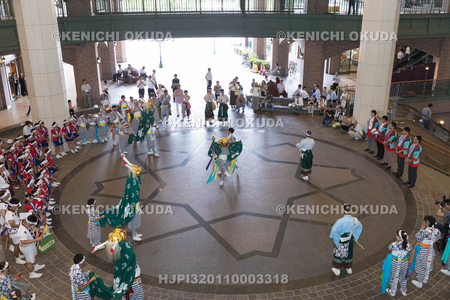 大阪府 天神祭の獅子舞