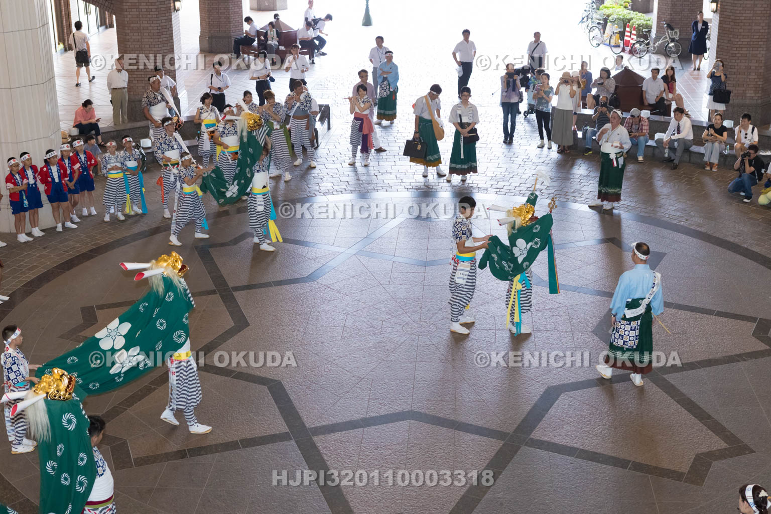 大阪府 天神祭の獅子舞