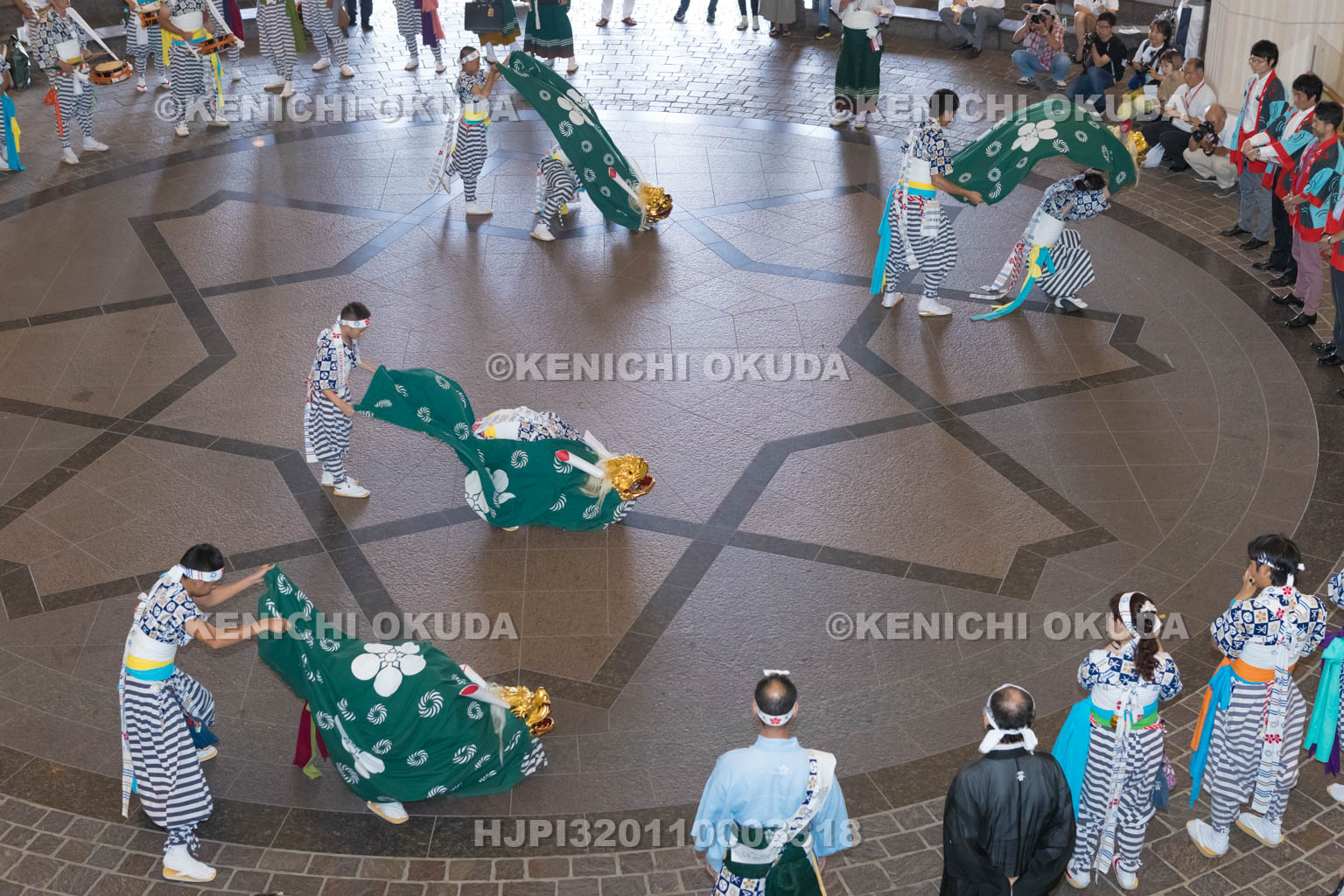 大阪府 天神祭の獅子舞