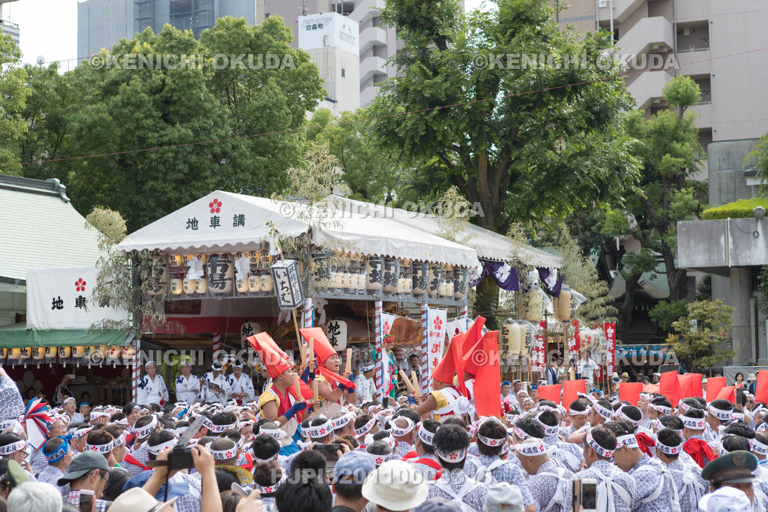 大阪府　天神祭の催太鼓