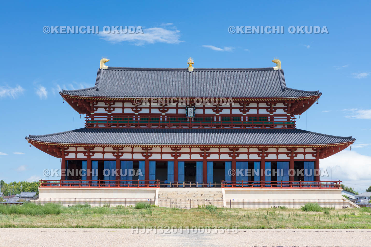 奈良県　平城宮跡の第一次大極殿