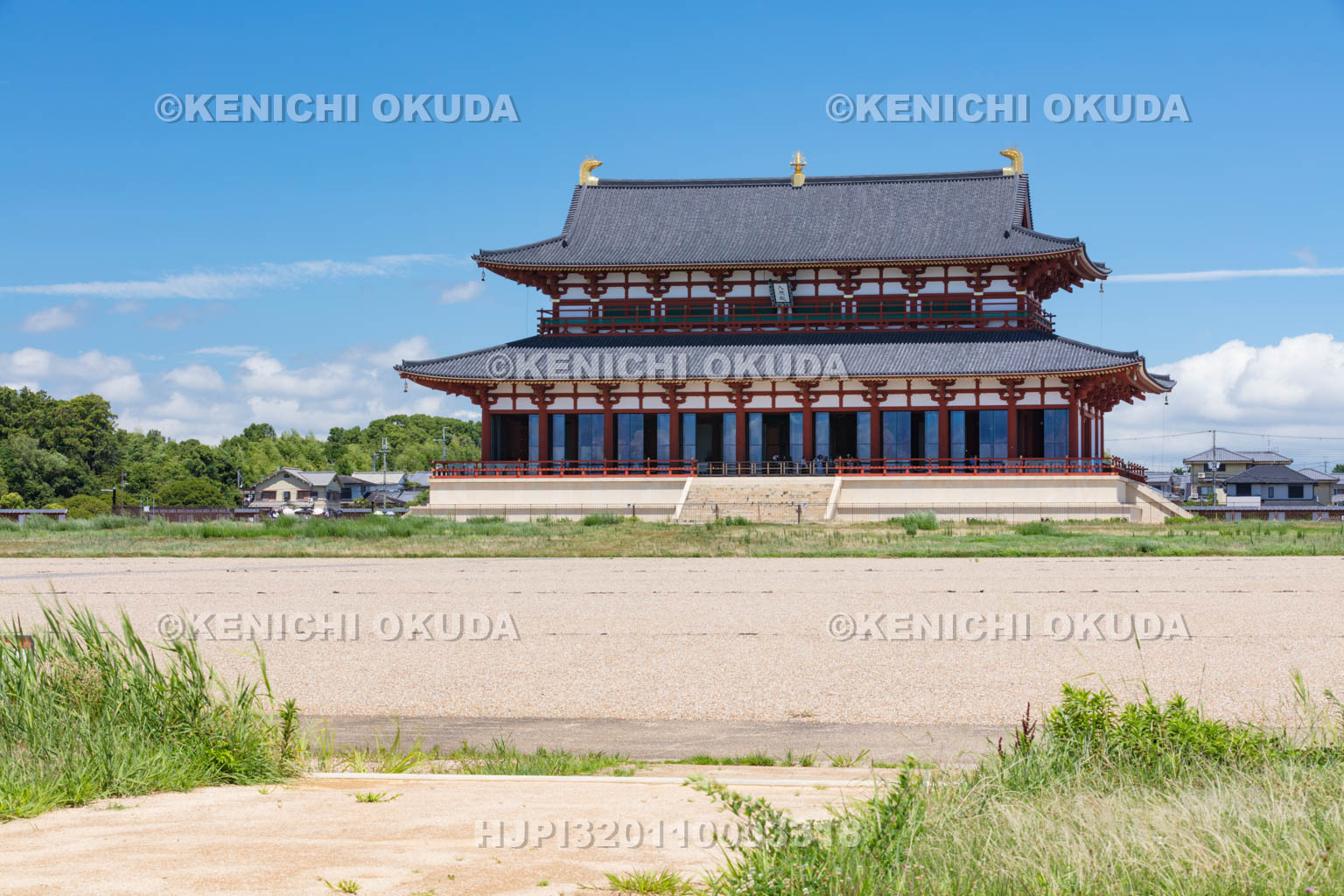 奈良県　平城宮跡の第一次大極殿