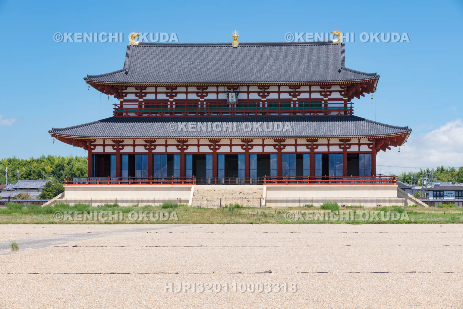 奈良県　平城宮跡の第一次大極殿