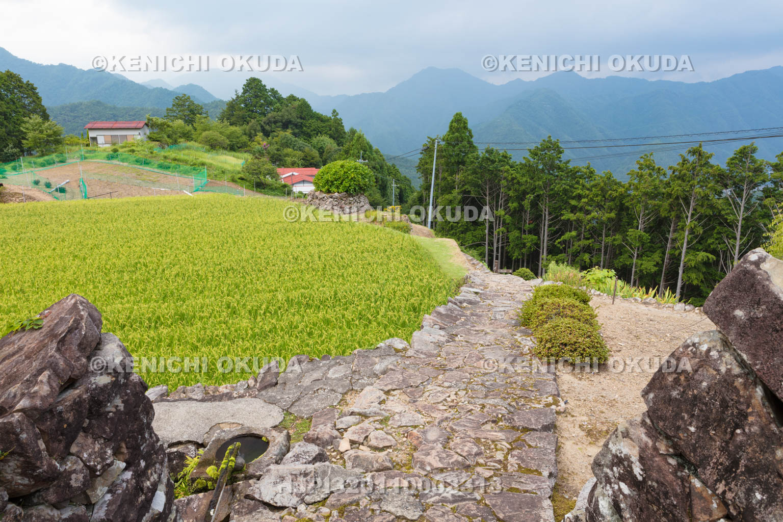 奈良県　熊野参詣道小辺路　果無集落周辺