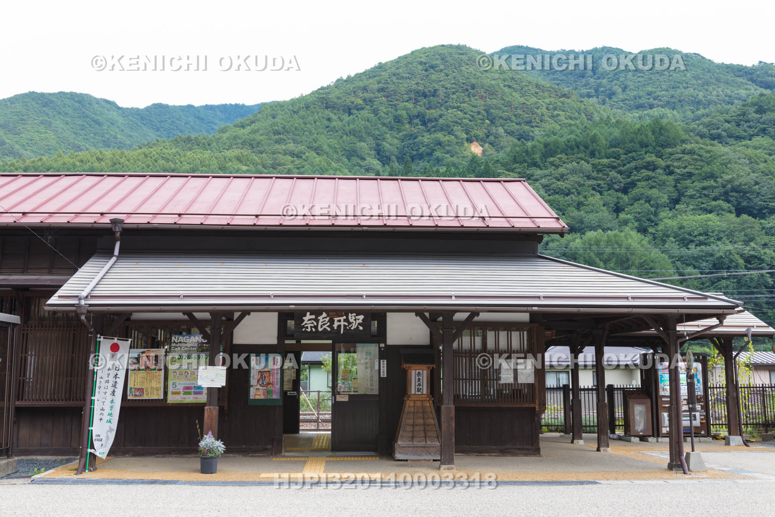 長野県　JR中央本線の奈良井駅