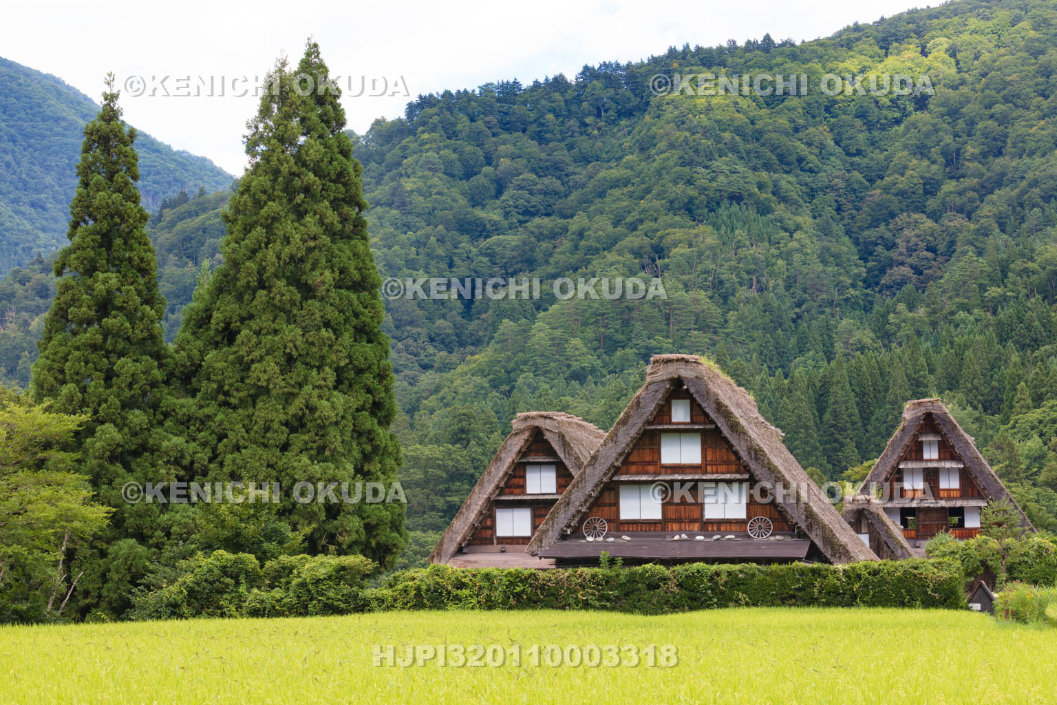 岐阜県　白川郷の合掌造り集落