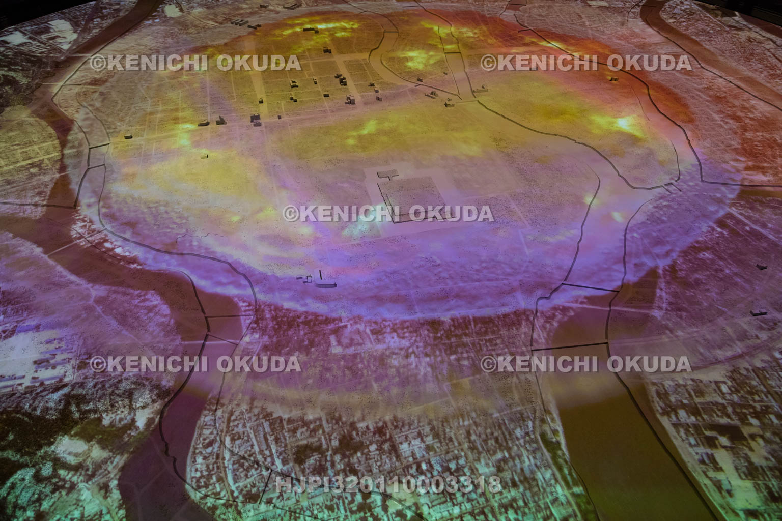 広島県　広島原爆投下のホワイトパノラマ