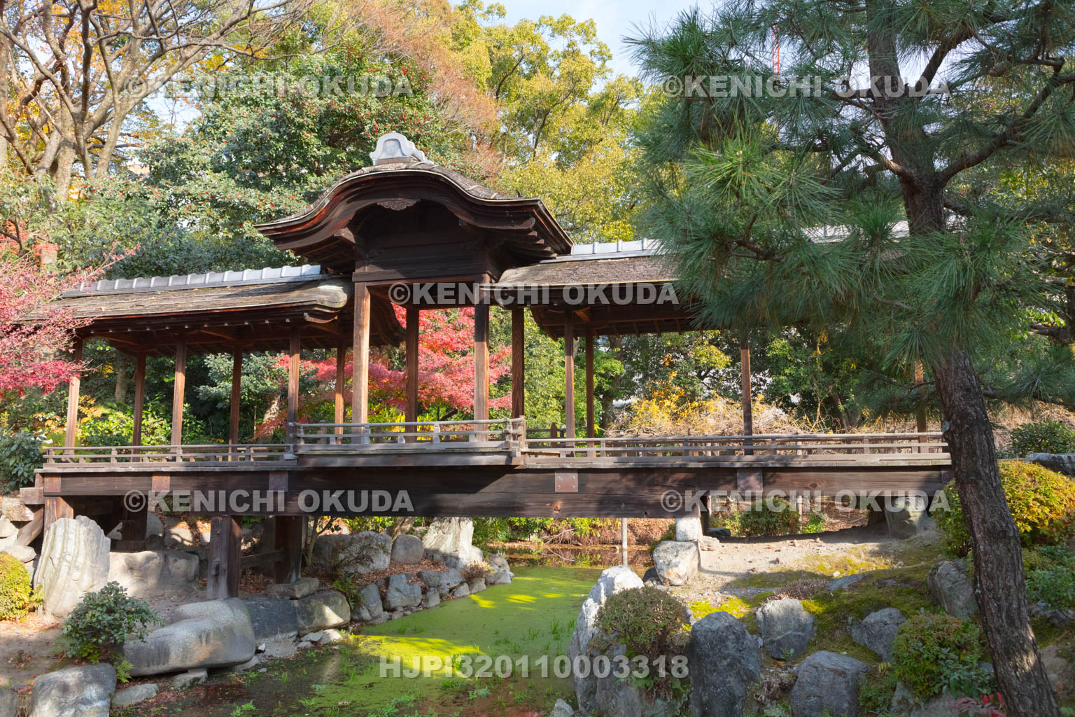 京都府　渉成園の回棹廊