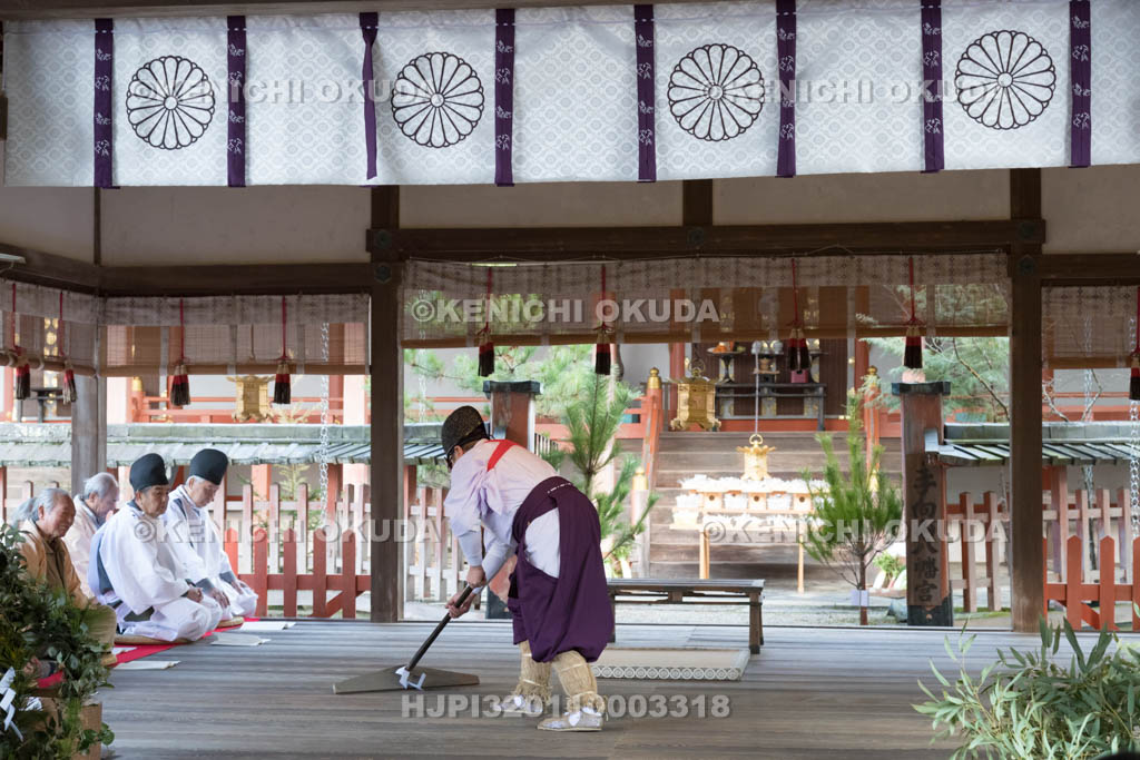 奈良県　手向山八幡宮　お田植祭