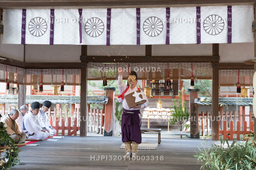 奈良県　手向山八幡宮　お田植祭