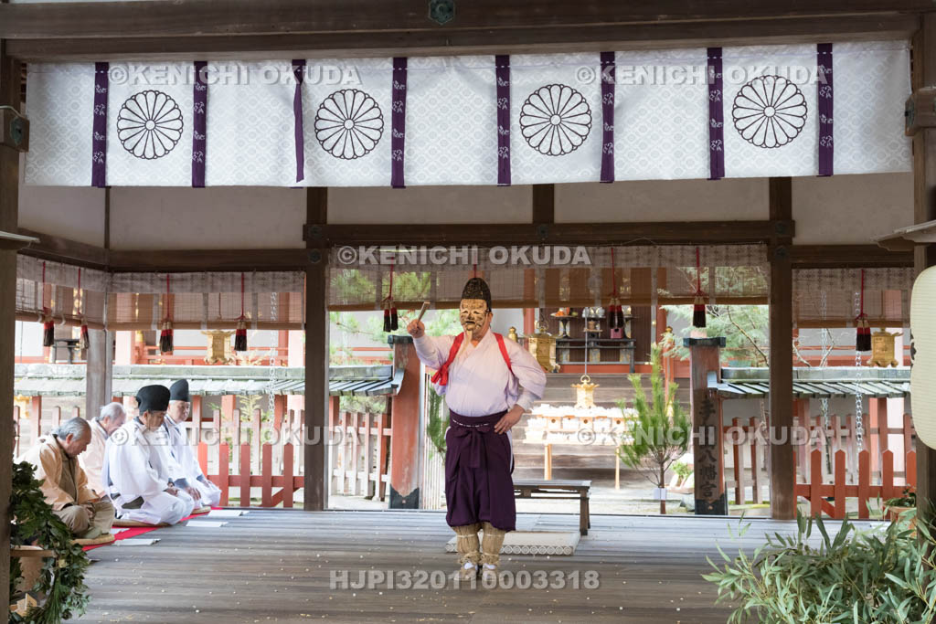 奈良県　手向山八幡宮　お田植祭