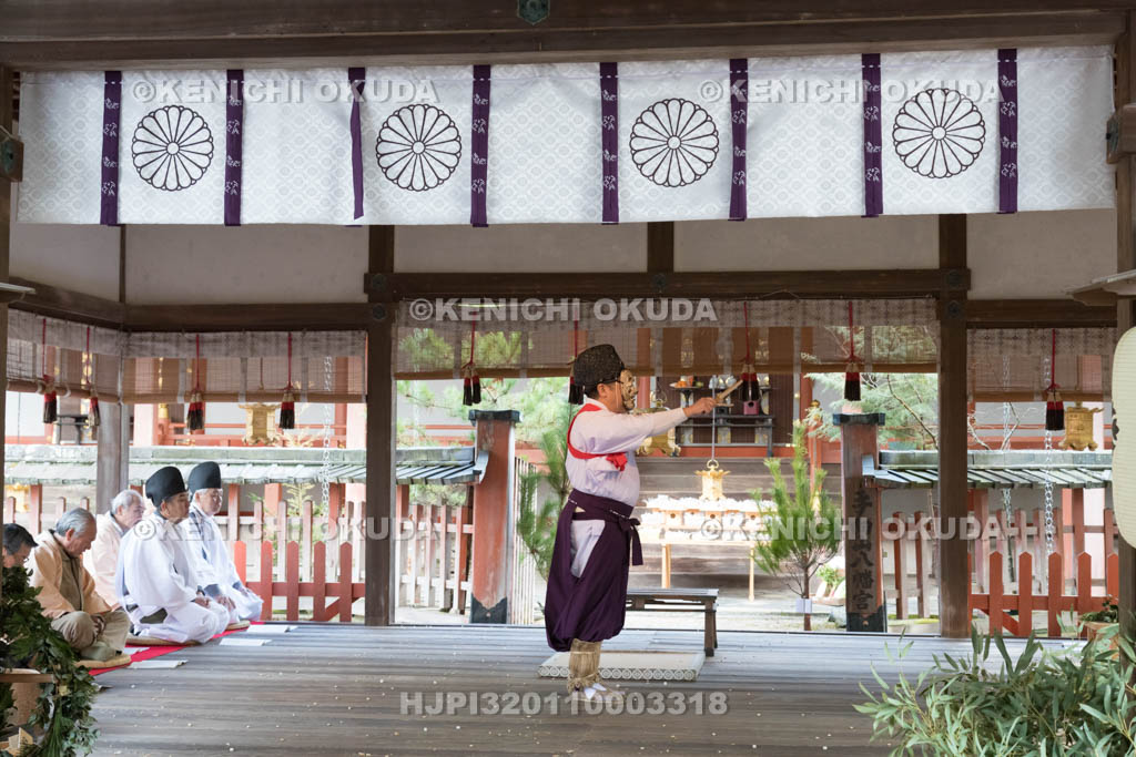 奈良県　手向山八幡宮　お田植祭