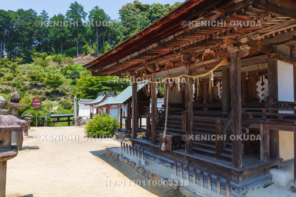 京都府　三室戸寺の十八神社